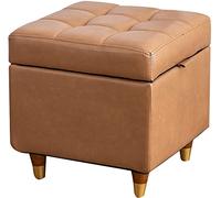 SLGGPJBU Reposapiés impermeable de piel sintética para el hogar, taburete bajo de esponja de alta elasticidad, relleno de sofá, mesa de café, taburete de decoración del hogar