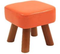 SLGGPJBU Reposapiés para reposar pies, banco de zapatos para cambiar, taburetes cuadrados de madera tapizados, cómodos asientos para el hogar, multifunción