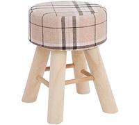 SLGGPJBU Reposapiés para reposar pies, taburete de almacenamiento, taburete de zapatos, taburete pequeño, taburete de madera maciza, taburete tapizado multifunción para el hogar