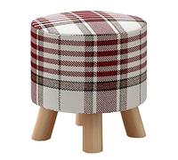 SLGGPJBU Taburete cuadrado de almacenamiento para sala de estar, taburete de almacenamiento moderno, sencillo, banco de zapatos, cambio de tela de algodón y lino, fácil de quitar y lavar, 30 x 30 x 29
