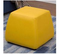 SLGGPJBU Taburete de pie, multifunción trapezoidal de cuero con pedales, taburete para el hogar, sala de estar, banco de zapatos
