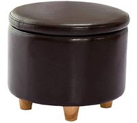 SLGGPJBU Taburete de pie, taburete de almacenamiento para sofá, taburete de almacenamiento de zapatos, taburete de tela sintética, taburete de almacenamiento de alta capacidad, antideslizante,