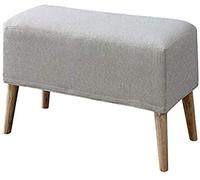 SLGGPJBU Taburete de tela para cambiar zapatos, taburete de tela, taburetes, taburetes de madera, moderno y desmontable