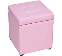 SLGGPJBU Taburete plegable de piel sintética para ahorrar espacio, organizador de habitación para sentarse y descansar, silla verde para decoración del hogar