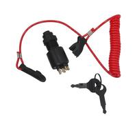 SLGtuCV Interruptor de Encendido con Llave, Adecuado for Motores fueraborda 5005801, 175974 Reemplazo de Accesorios
