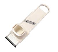 Slicación de ajo - cortador de ajo manual, rallador de ajo | Herramienta de ajo de cuchilla afilada para una herramienta de mano portátil y por cortesía con manija de agarre fácil, cortadora compacta