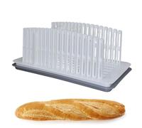 Slicación de pan, cortador de pan - Slicación de pan ajustable | Bandeja de corte plegable de manual multifuncional ajustable para la casa de la cocina Toast Toast Storage Restaurante de almacenamien