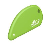 Slice 00200 Cúter de Seguridad, Cuchilla de Microcerámica, Almohadilla, Verde