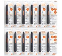 Slice 10513 - Cortador de bolígrafos, hoja manual de 3 posiciones, herramienta de abridor de paquetes, corta cartón, se mantiene afilado hasta 11 veces más que las cuchillas de metal, paquete de 12