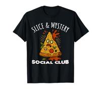 Slice and Mystery Social Club - Misterio divertido de asesinato de pizza Camiseta