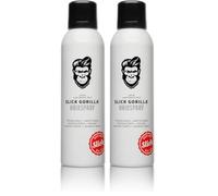 Slick Gorilla Laca Original para Cabello 200 ml, Fijación Fuerte para Hombres y Mujeres, Acabado Mate Invisible, Control Duradero sin Pegajosidad, Producto Profesional de Peinado (Paquete de 2)