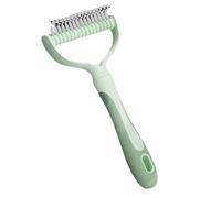 slicker brush, Double-Sided Pet Comb, Dog Hair Brusher, .15x0.98in Grooming Comb for Dogs, fundamental Hair Accessories for Family, Friends, and Home Care