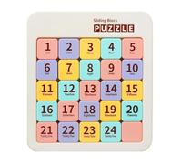Slide Puzzle, Number Brain Game, Magnetic Blocks, Logic Toy, for Kids