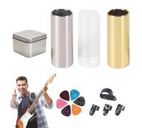 Slide - Stainless Steel & Acrylic, 6cm Accessory Set Versatile Sound Enhancer | Durable, Complete Slide Kit, Music Tool For Beginners, Professional Guitarists, Studio, Live Perfor