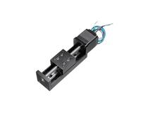 Slide Table Linear Guide Rail Stage Sliding Table Motor Drive Kit Electric Linear Module(150mm Stroke,6mm Pitch)
