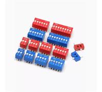 Slide Type Switch 1 2 3 4 5 6 7 8 10PIN DIP Toggle Red Blue Snap 1Pcs(7PIN,BLUE)