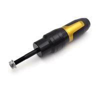 Slider Escape Moto Universal Para América1250 Panamérica1250 2021-2024 Protectores Contra Choques Para Motocicletas Deslizador De Escape Protección Caídas Aluminio(YELLOW)