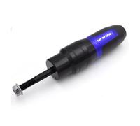 Slider Escape Moto Universal Para VTR1000 VTR250 Accesorios Protectores Contra Caídas Para Motocicletas Deslizador De Escape Protección Aluminio(Blue)