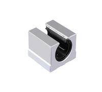 Slider, Linear Bearings Aluminium Open Ball Bearings Sliding Block for 12/16/20/25/30/35/40/50UU Linear Rail(SBR40UU)
