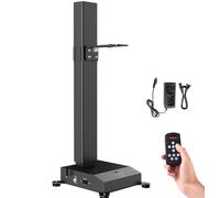 Slider Vertical Motorizado para Cámara, Sistemi Automático de Inclinación y Panorámica Vertical con Control Remoto, Elevación de 50-500 mm, Carga de 10 kg, 10 Posiciones Preestablecidas, 8 Niveles