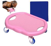 Sliders de núcleo silencioso: tabla de rueda abdominal multifuncional con MAT | Tablero de ruedas abdominal con estera | Tablero de entrenador de AB silencioso con MAT | Rueda de rodillo AB para entre