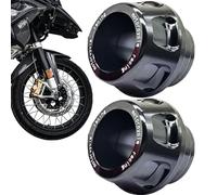 Sliders De Protección Contra Choque De Motocicletas - Cubierta Del Eje De Motocicleta, Deslizadores De Marco | 2 X Deslizadores De La Horquilla Delantera De Aleación De Aluminio, Controles Deslizantes