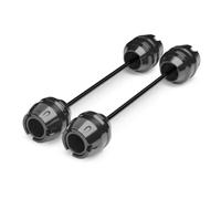 Sliders Moto Para M1000RR M1000XR M1000R 2023-2025 | Almohadilla antichoque deslizante horquilla del eje trasero delantero(Black)