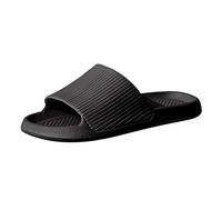 Slides Homme Chaussons Claquetas Femme Homme Claquette Homme Hommes Pantoufle Femme Verano Claquette Orthopédic Pantoufles Antideslizantes para Mujeres Y Hombres, Le Noir A, 41 EU