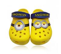 Slides Unisex Sandalias para Niños - Chanclas Zuecos Antideslizante Respirable para Piscina, Jardín y Playa, Perfectos para Fans de Mini0ns, 19 cm, Talla 30 UE