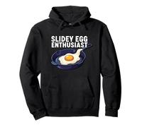 Slidey Egg Enthusiast Cast Iron Skillet Seasoning Cooking Sudadera con Capucha