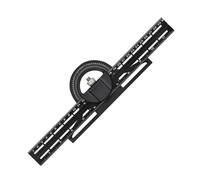 Sliding Angle Ruler System - Adjustable Measuring Layout Tool Kit, Carpentry Square Protractor Precision Device Set, Engineering Joinery Measurement Instrument | Carpenter Construction Marking