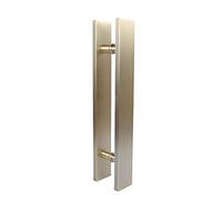 Sliding Barn Door Handles Pulls Stainless Steel Door Pull Handle, Red,for Wood Door Glass Door Large Door Handles,Push and Pull The Handle,H-Shaped Design