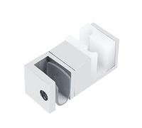 Sliding Door Holder, Stainless Steel Adjustable Sliding Door Bottom Guide Holder Office Household for Double BypassDoor