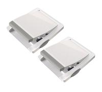 Sliding Door Lock, Set of 2 Window Locks Child Safety, 33.46inches, Security Locking Stoppers, Sturdy Anti-Lift Design, Easy-to-Install Design, Ideal for Bathroom, Patio, Hotel, Home Use, White Color