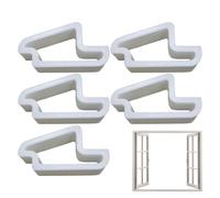 Sliding Door Safety Wedges, 5 Pieces Window Stop Device, Anti-Pinch Control Tool with Easy Installation, Kids Protection, Home Accessory with Adjustable Fit, Apartment Use for Workplace Balcony