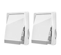 Sliding Glass Door Lock - 2 Pack Child Safety Latch, Window Stopper, Anti-F