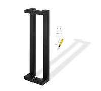 Sliding Glass Door Pull Handle with Screws,50/60/ 80/120/ 150 cm Door Handle Replacement, Modern Double Sided Barn Door Pull Bar, Front Entry Door/Gate(Black,Length 80cm(31.5inch))