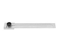 Sliding Line Ruler | Carbon Steel Scribing Tool with Attractive Stripe & Locking Knob | Woodworking/Metalworking Measuring Tool | 7.9in 9.8in 11.8in Sizes (250mm)