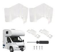 Sliding Mirror Door Latch, Mirrored Sliding Doors, Shock-Absorbing Closet Catch Lock with Screws, Safety Interior Hardware for RV, Motorhome and Home Replacement Use, 11.02x6.3 inches