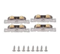 Sliding Patio Door Rollers Replacement | 88 Type Bearing for Smooth & Secure Function | 4 Set Assembly for Home/Office/Window Systems | Stainless Steel & Copper, 152g (Double Copper Concave Wheel)