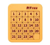 Sliding Puzzle Game Toy - Brain Teaser Challenge, Educational Logic Activity | Six By Six Grid Puzzle Sliding Brain Teaser Game, Portable Compact Educational uzzle Toy Cognitive Development Skill Tra