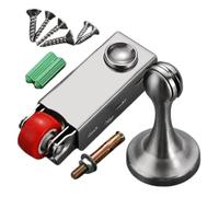 Sliding Roller and Bottom Wheel Set Magnetic Door Stopper