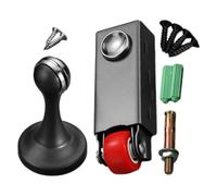 Sliding Roller and Bottom Wheel Set Magnetic Door Stopper