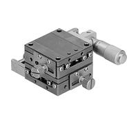 Sliding Stage Ball Guide Gear Rotating Aluminum Alloy Platform | 40x40mm Linear Motion for Accurate Positioning/Fine - Tuning/Optical Experiments | 95.1N Load Capacity