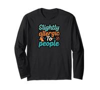 Slightly Allergic To People Funny Introvert Humor Manga Larga