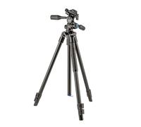 SLIK PRO AL-323-3WFC - Kit de trípode de aluminio con cabezal panorámico de 3 vías SH-747FC con control de fricción, negro (613-373)