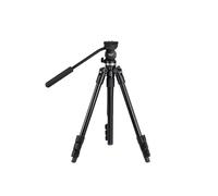 SLIK Pro AL 324SVH-520 - Trípode de Video de Aluminio con Cabezal de Movimiento Fluido
