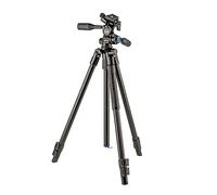 SLIK PRO AL-523-3WFC - Kit de trípode de aluminio con cabezal panorámico de 3 vías SH-747FC con control de fricción