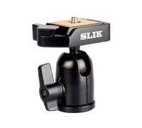 SLIK SBH-100 DQ - Cabezal de Bola Compacto con liberación rápida, soporta 2.2 Libras, Negro (618-324)
