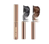 Slim Brush Mascara for Mature Older Women 60 Plus Set, 2 Pcs Black Brown Volume and Length Waterproof No Smudge Eyelashes, Lengthening Tube Hypoallergenic Thinning Mascara, for Sensitive Eyes Makeup